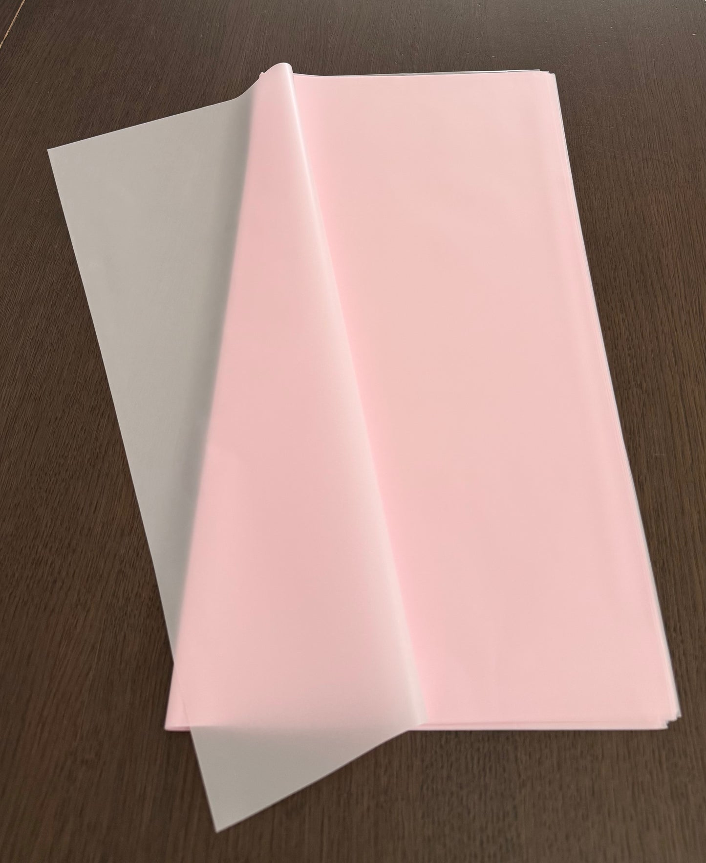 P.HXS Light Pink Semitransparent Wrapping Paper