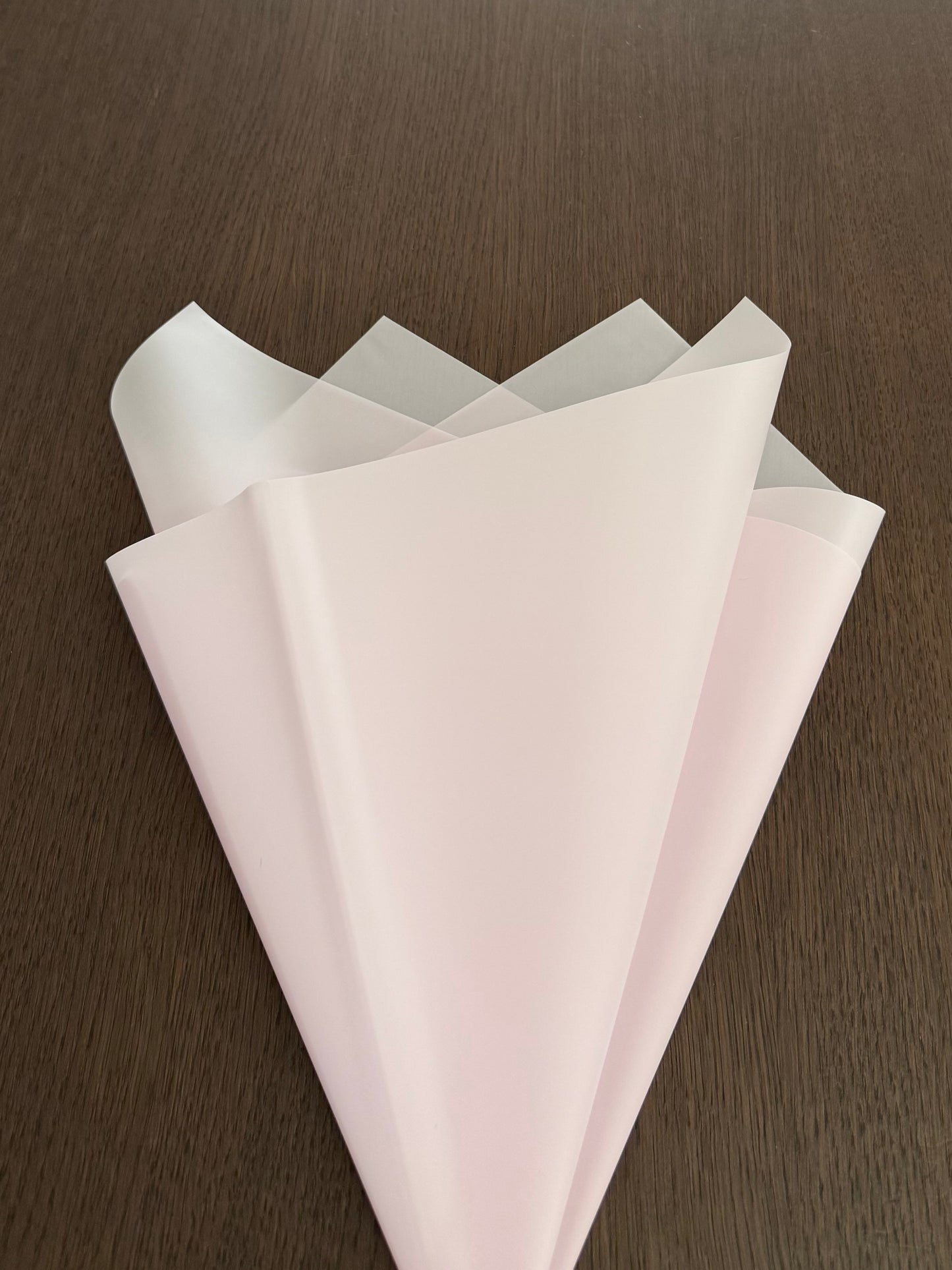 P.HXS Light Pink Semitransparent Wrapping Paper
