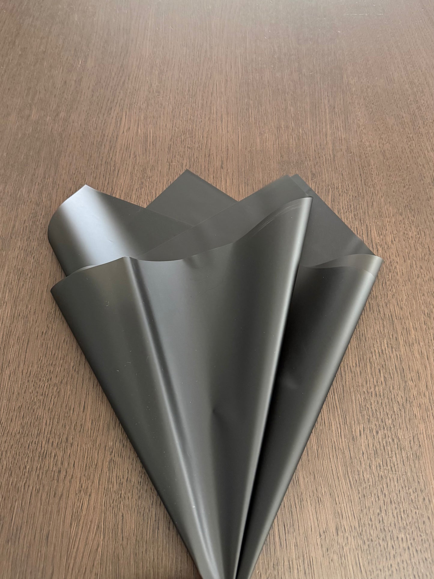 P.HXS Black Semitransparent Wrapping Paper
