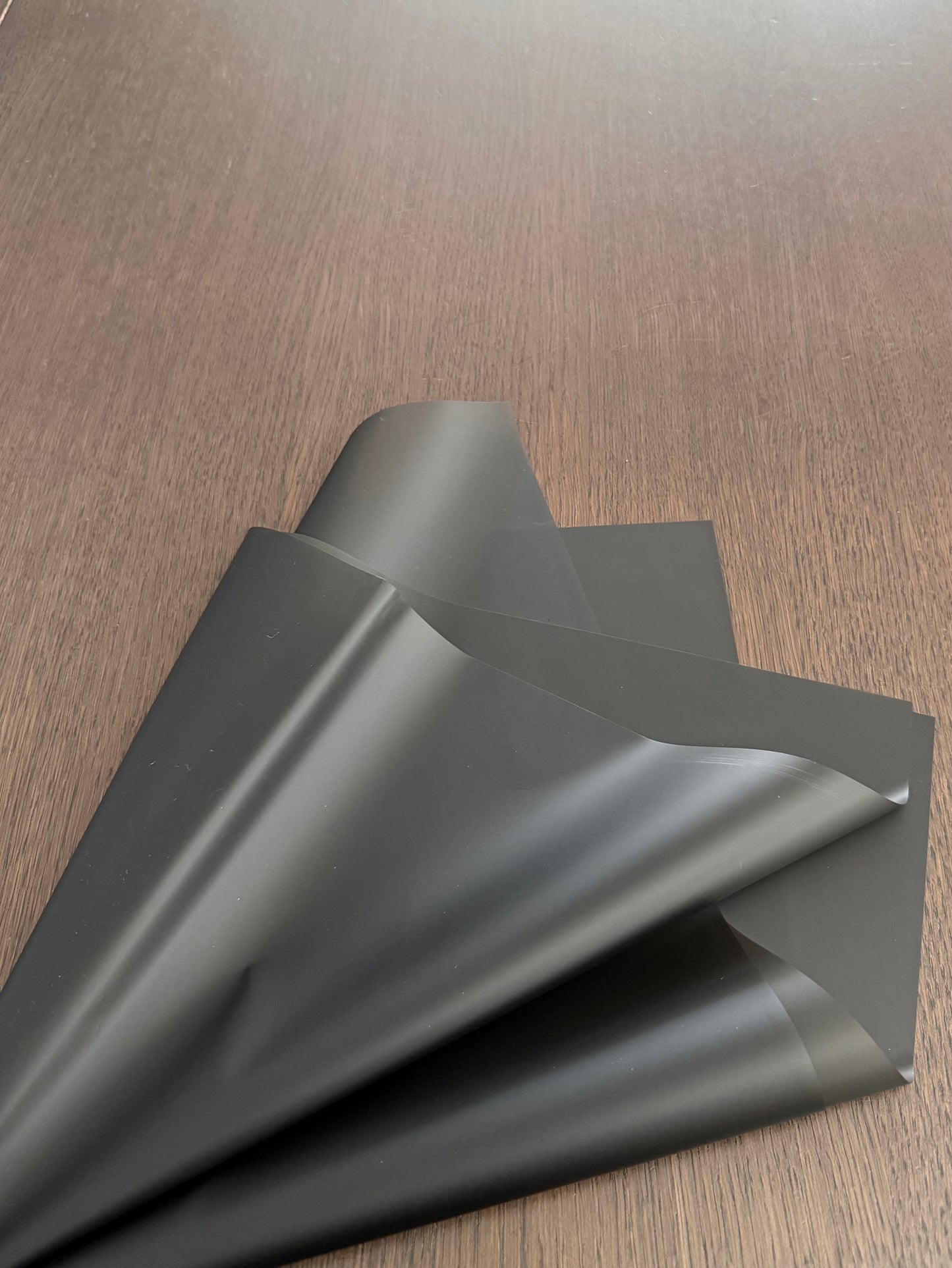 P.HXS Black Semitransparent Wrapping Paper