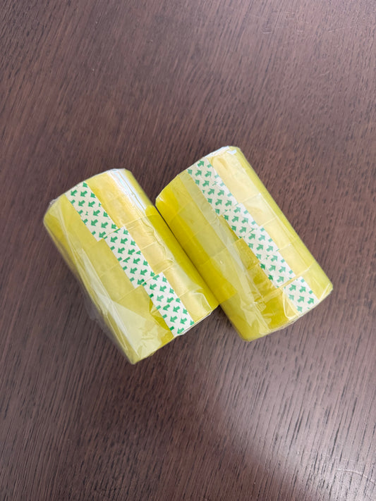 A.WJXJD 6 roll pack Clear Tape (1.5cm*40m)