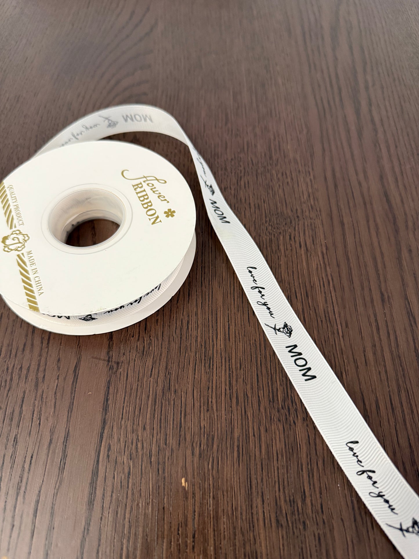 Cream -LOVE FOR YOU MOM- Ribbon
