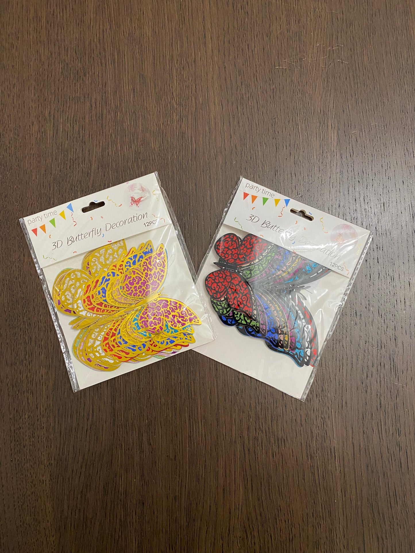 Multicolor Butterfly Flower Accessory