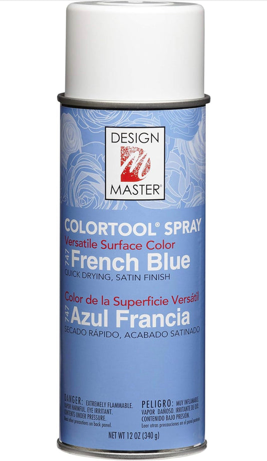 Spray paint Design Master 747 French Blue Colortool Spray