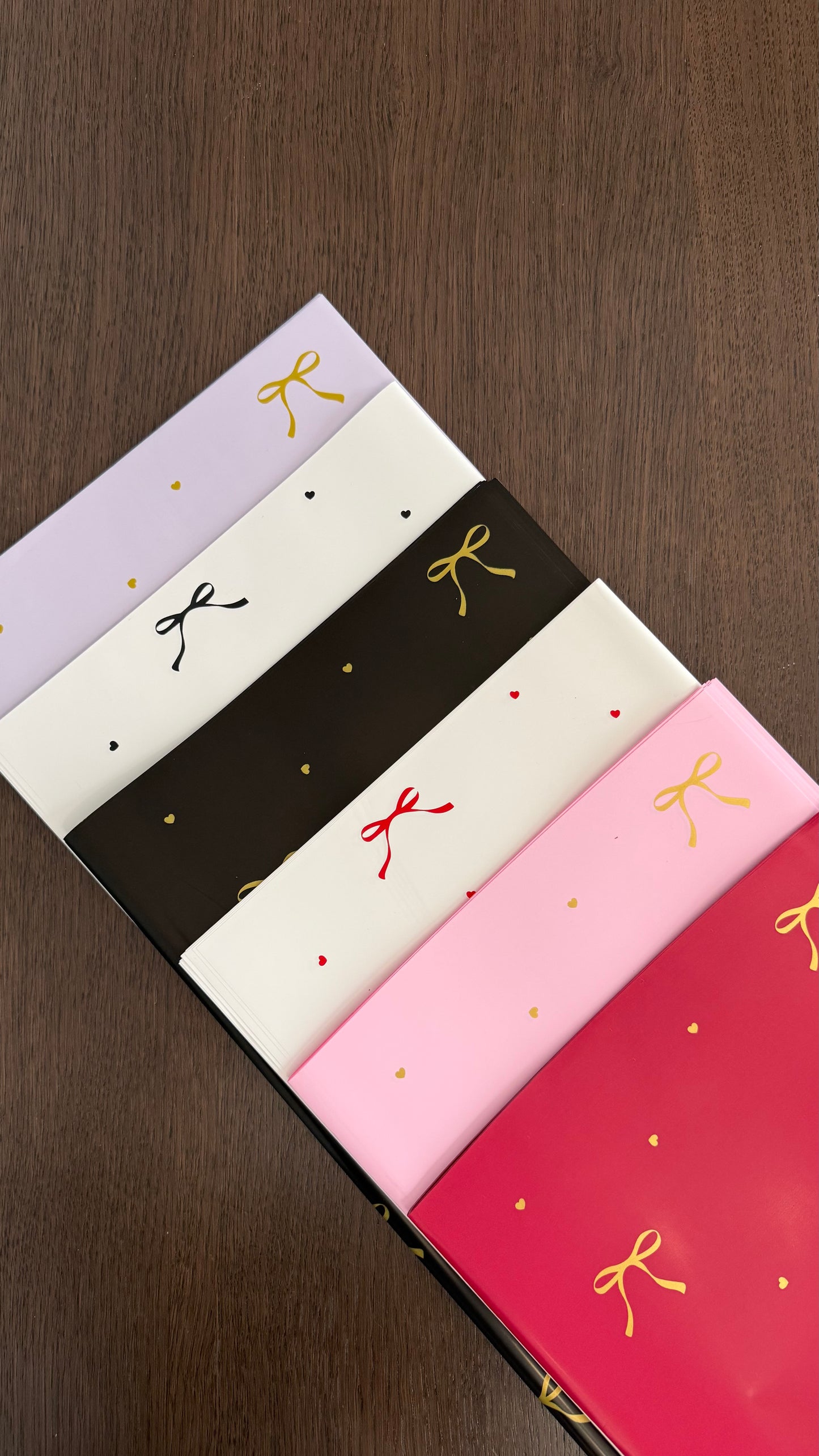 Black Bow Wrapping Paper