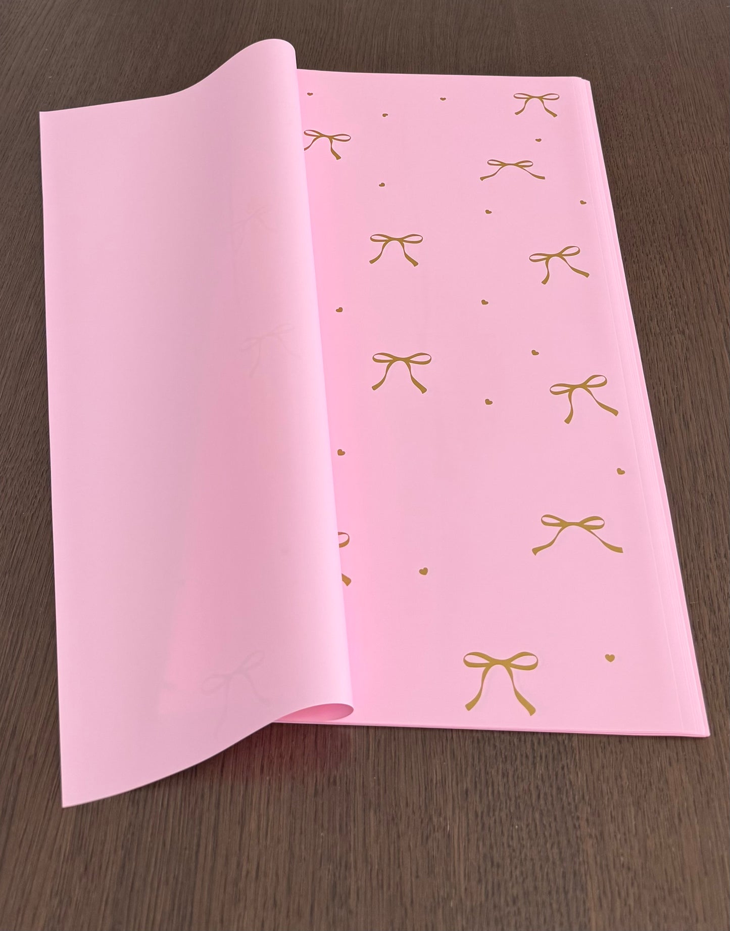Pink Bow Wrapping Paper