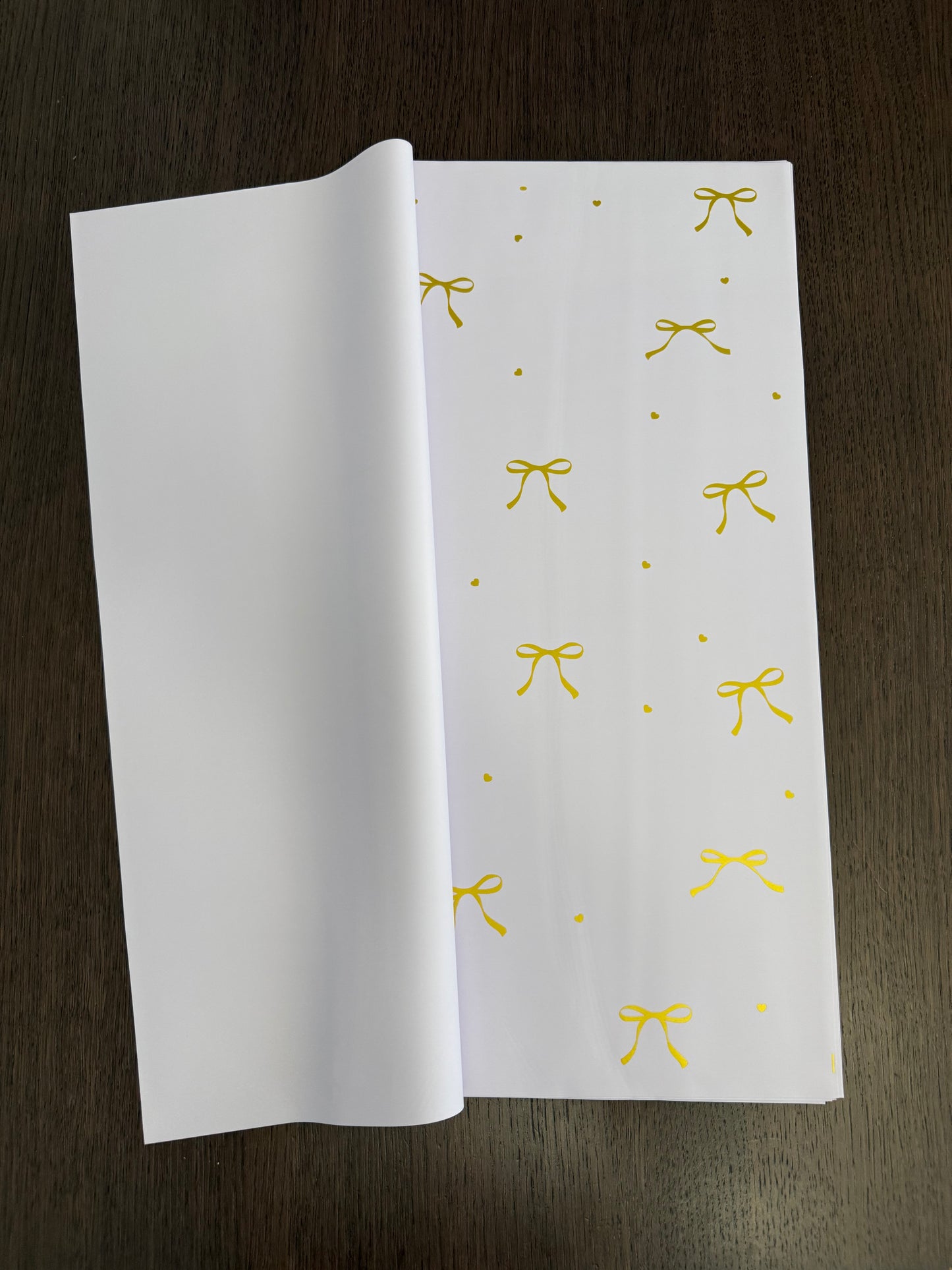 Light Purple Bow Wrapping Paper