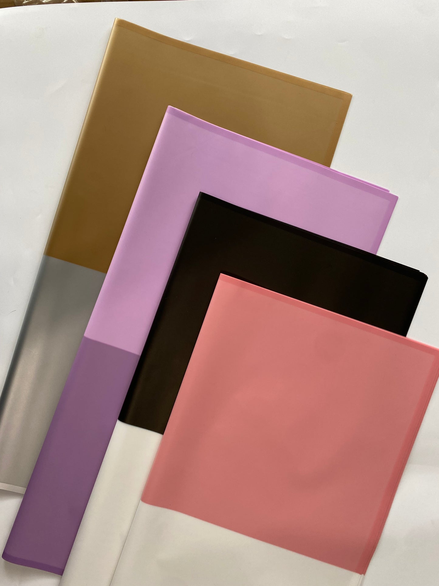 Bicolor Korean Wrapping Paper -Gold/Silver-