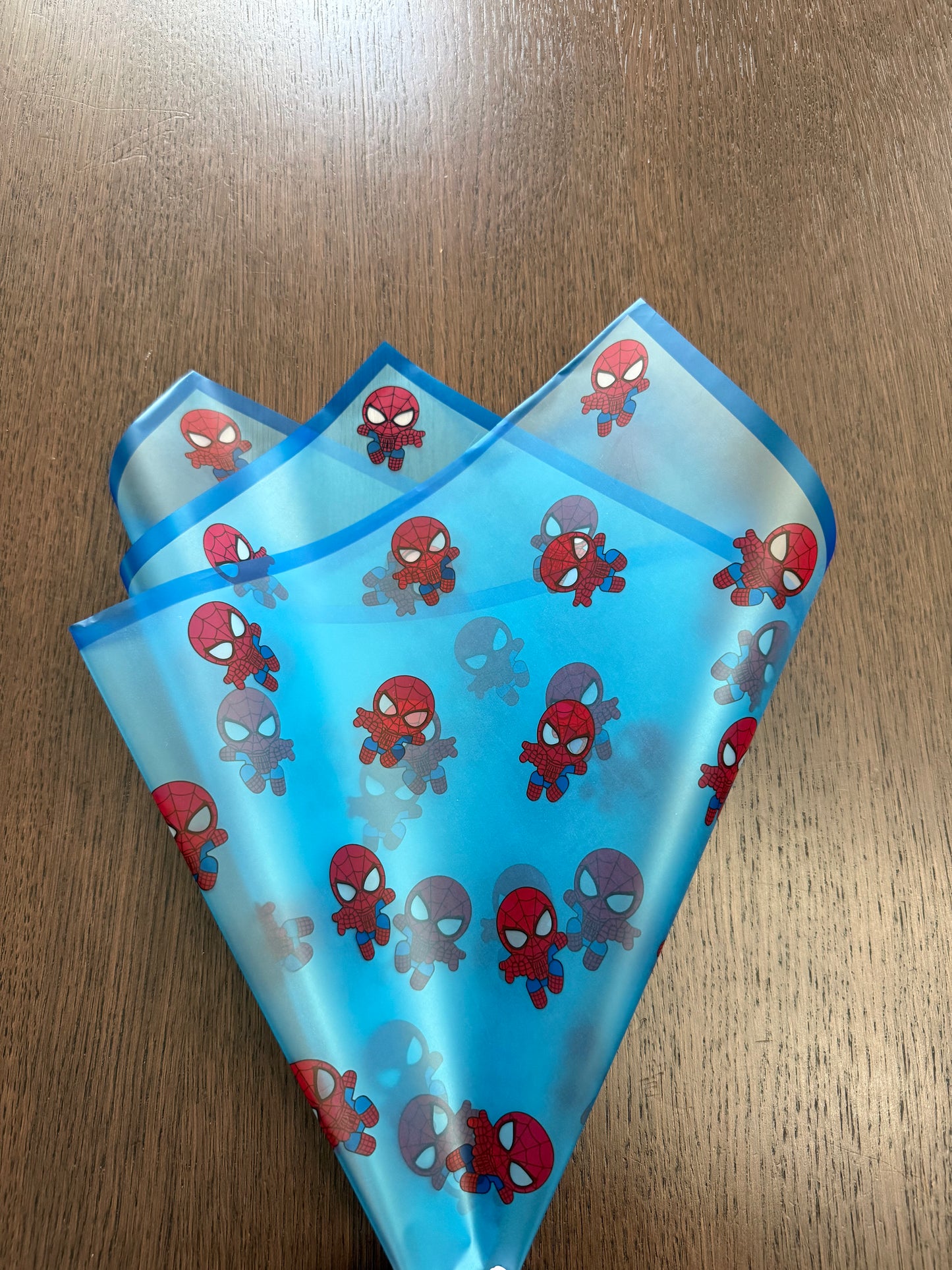 Blue Spider Wrapping Paper