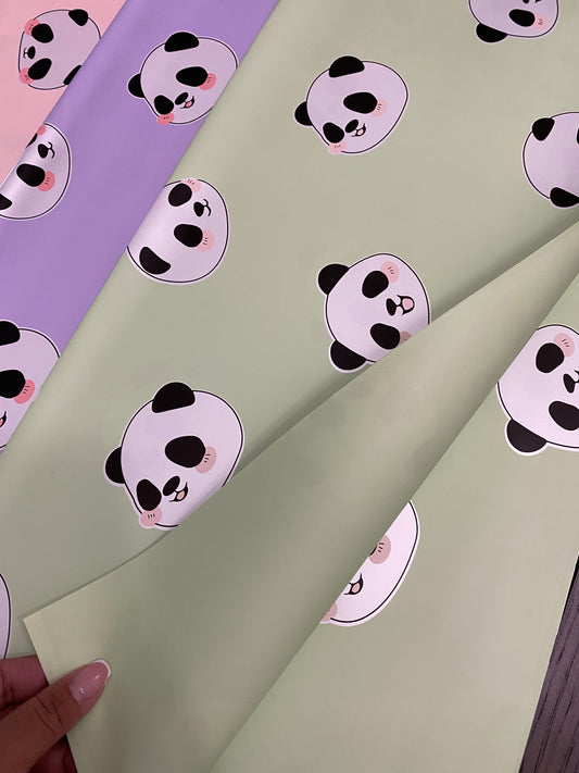 Green Pandita Wrapping Paper