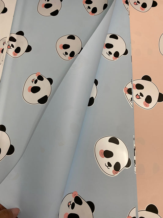 Blue Pandita Wrapping Paper