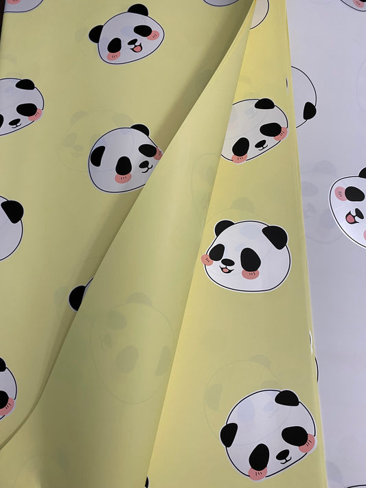 Yellow Pandita Wrapping Paper