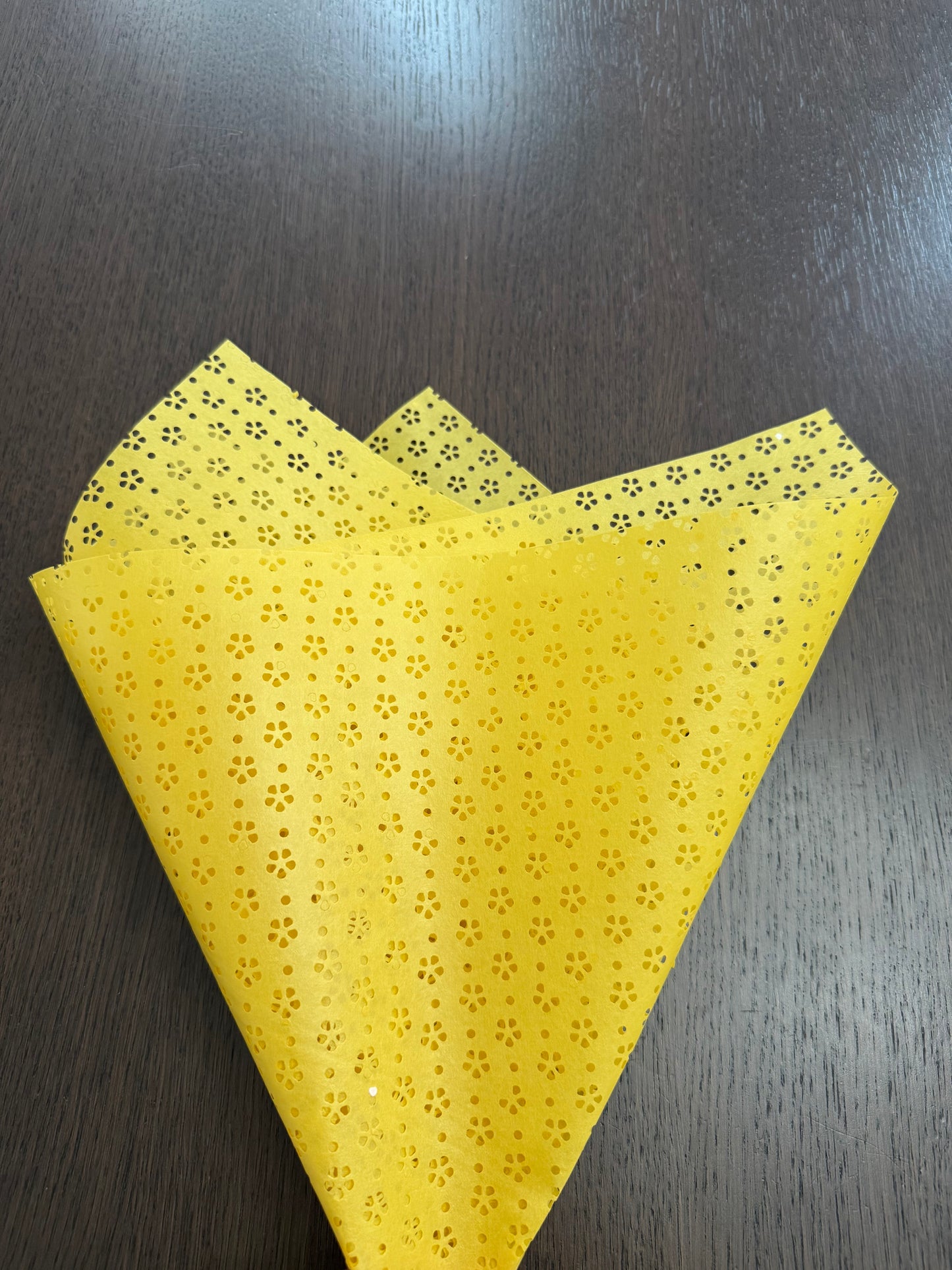 P.YSXL Yellow  Picado Wrapping Paper