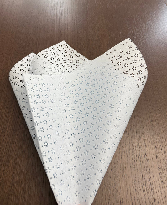 P.YSXL Light Blue Picado Wrapping Paper