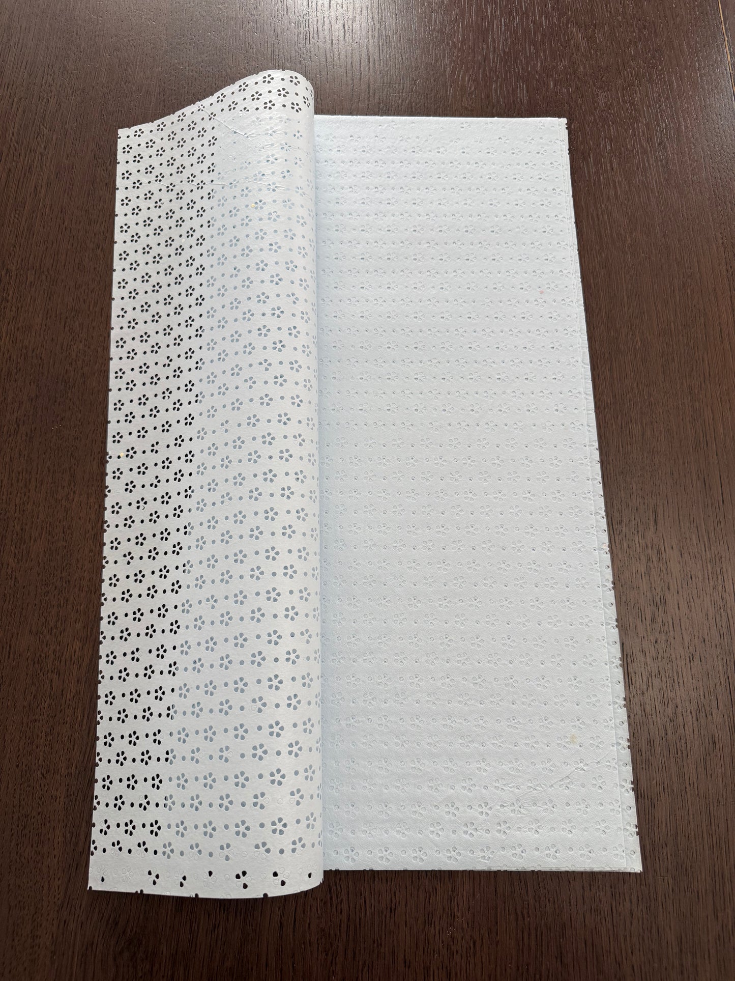 P.YSXL Light Blue Picado Wrapping Paper