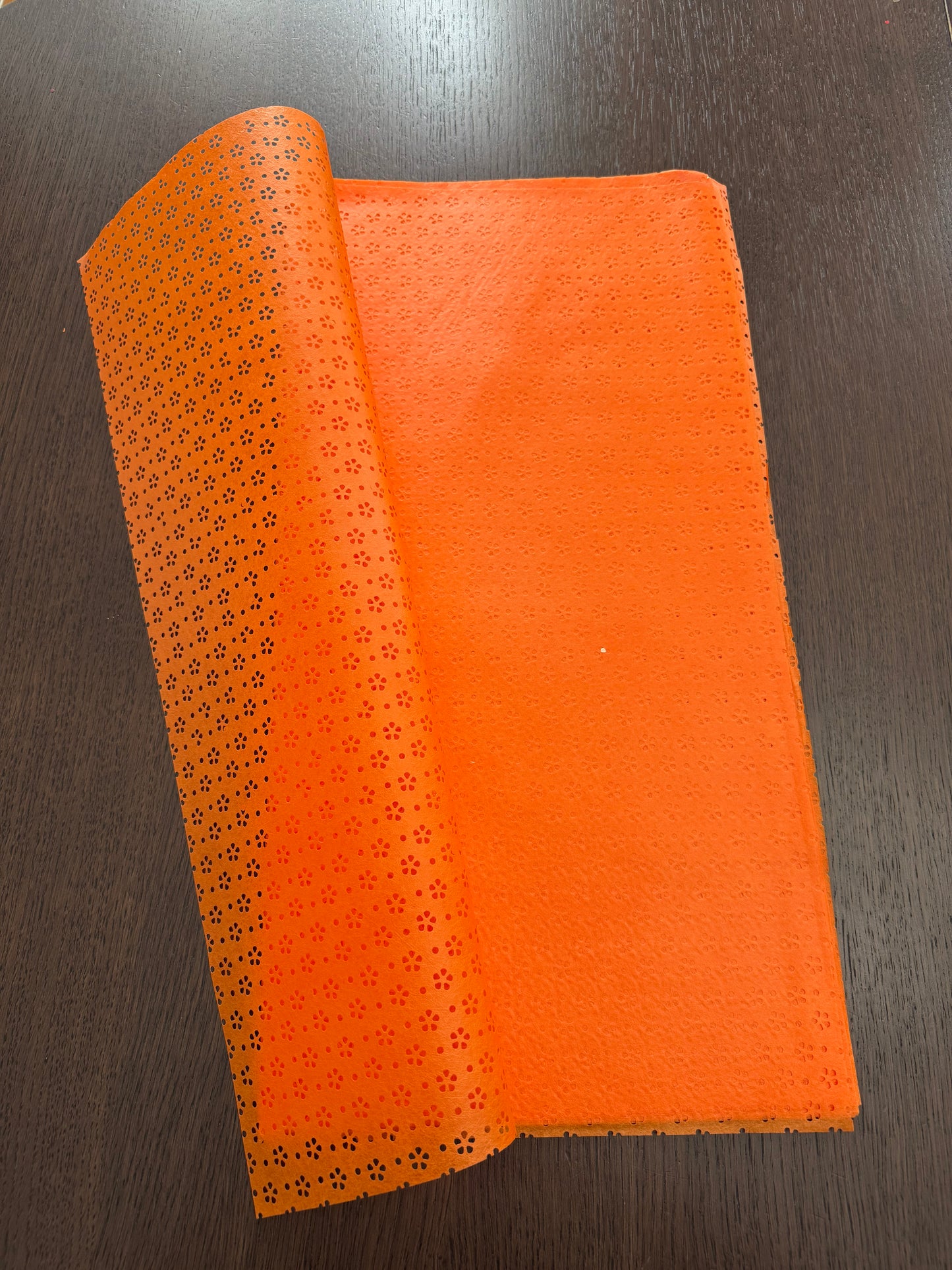 P.YSXL Autumn Orage Picado Wrapping Paper
