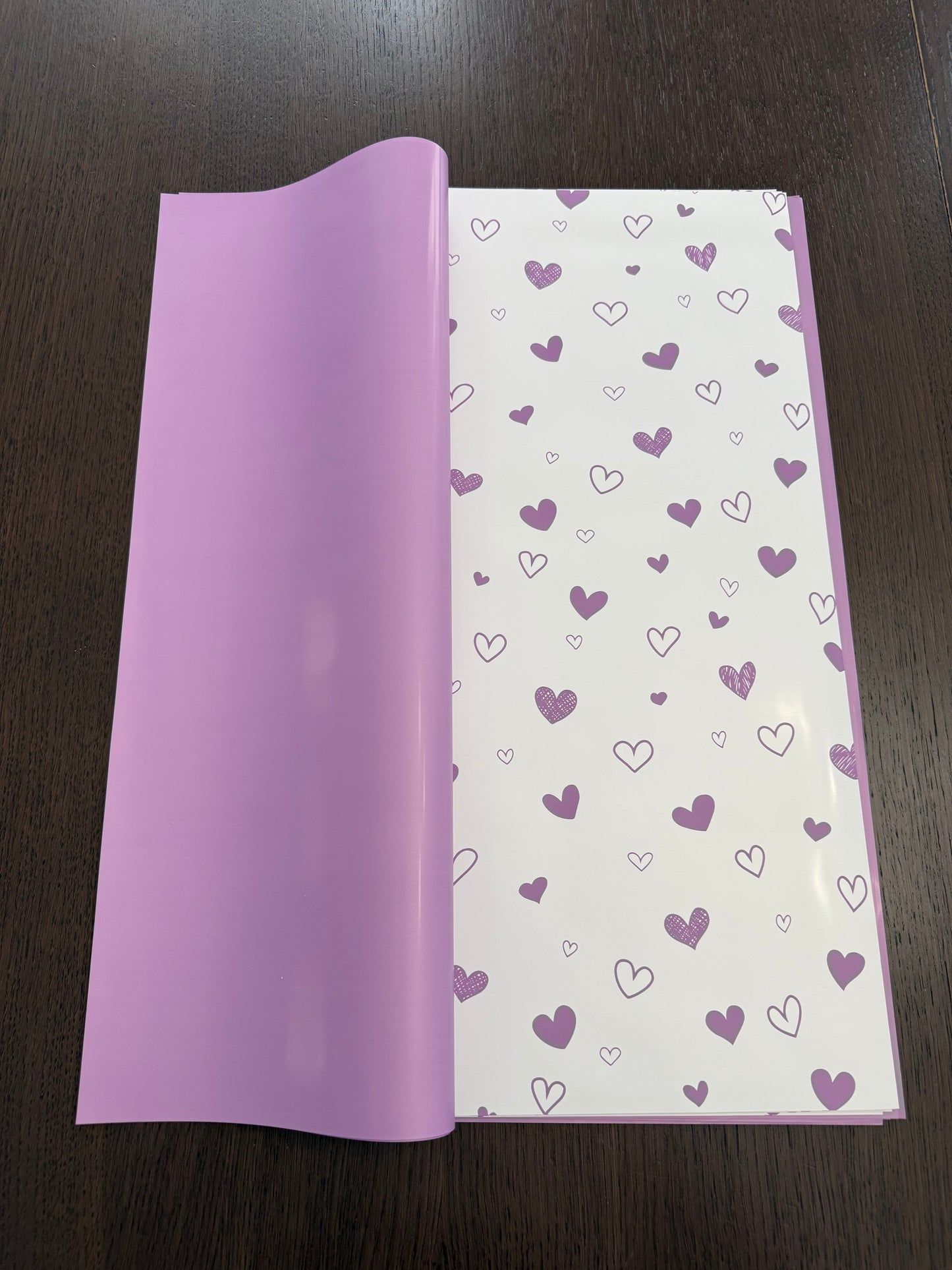 Purple Heart Printed Wrapping Paper
