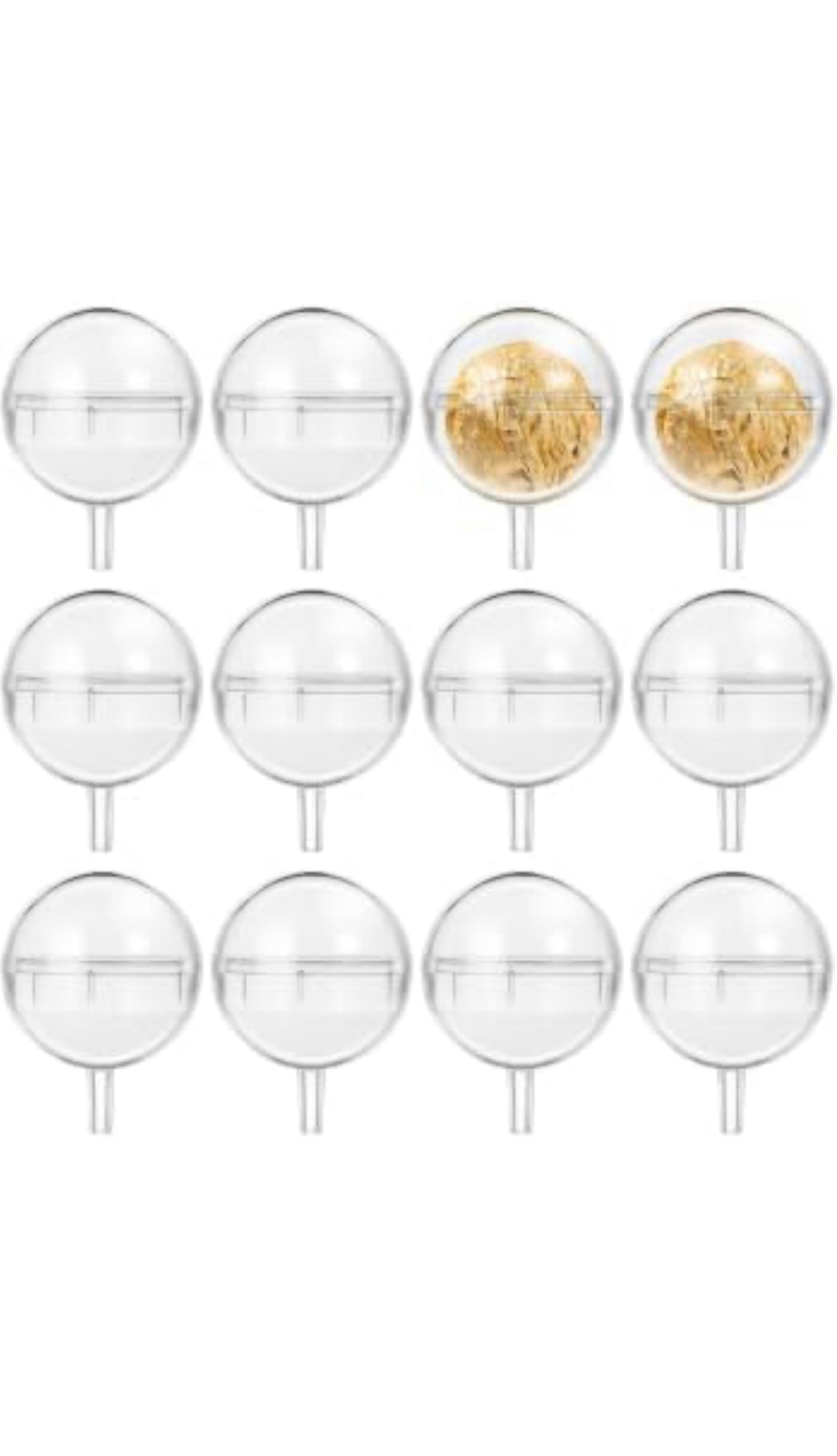 100Pcs Acrylic Chocolate Holder DIY Bouquet Accessories