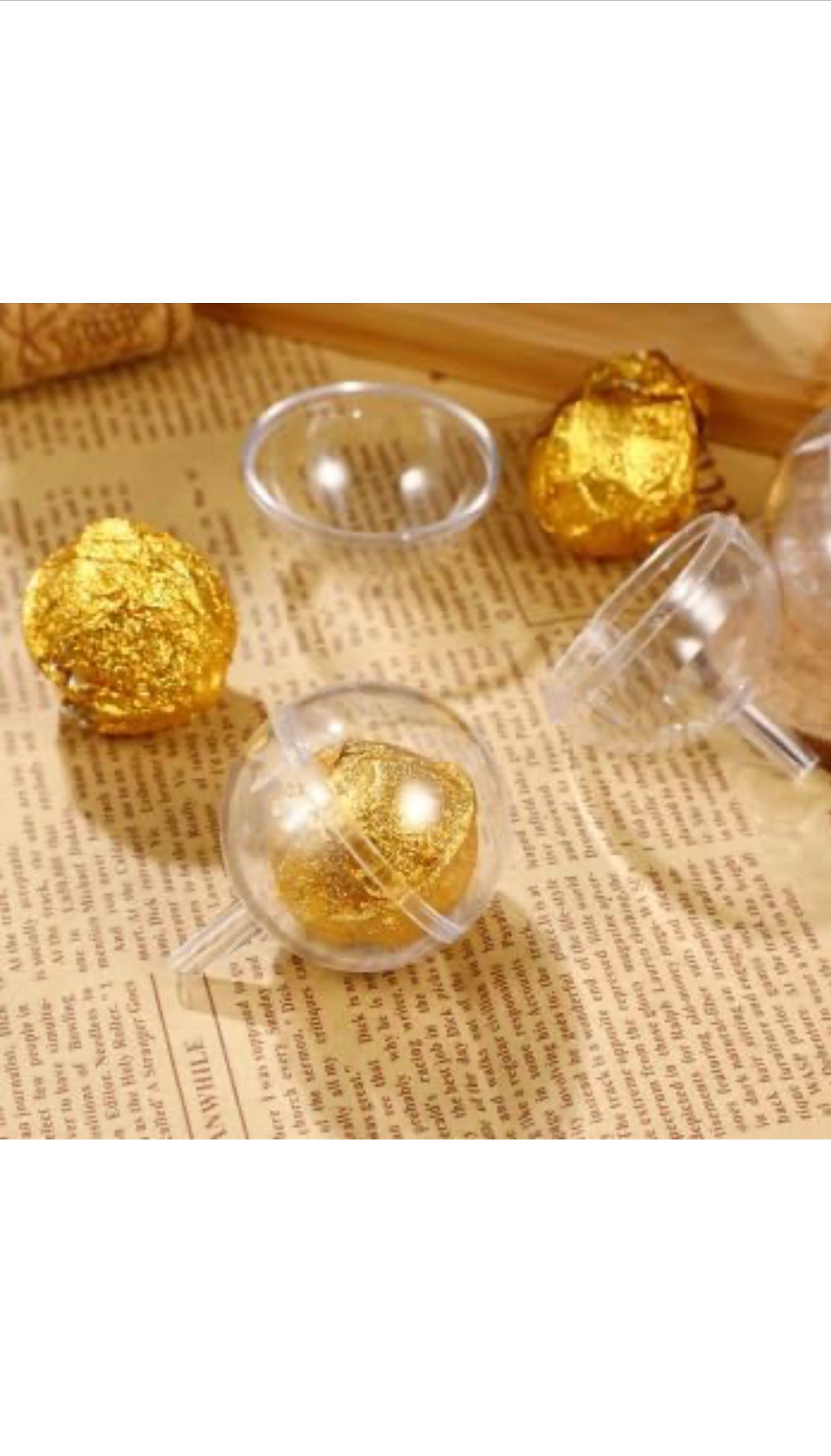 100Pcs Acrylic Chocolate Holder DIY Bouquet Accessories