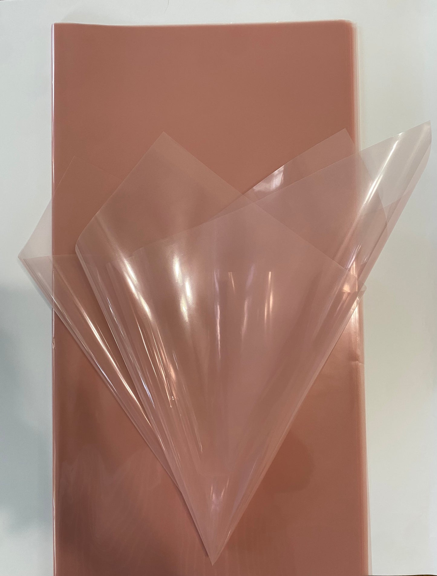 D PinkCellophane Wrapping Paper #161