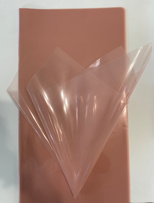 D PinkCellophane Wrapping Paper #161