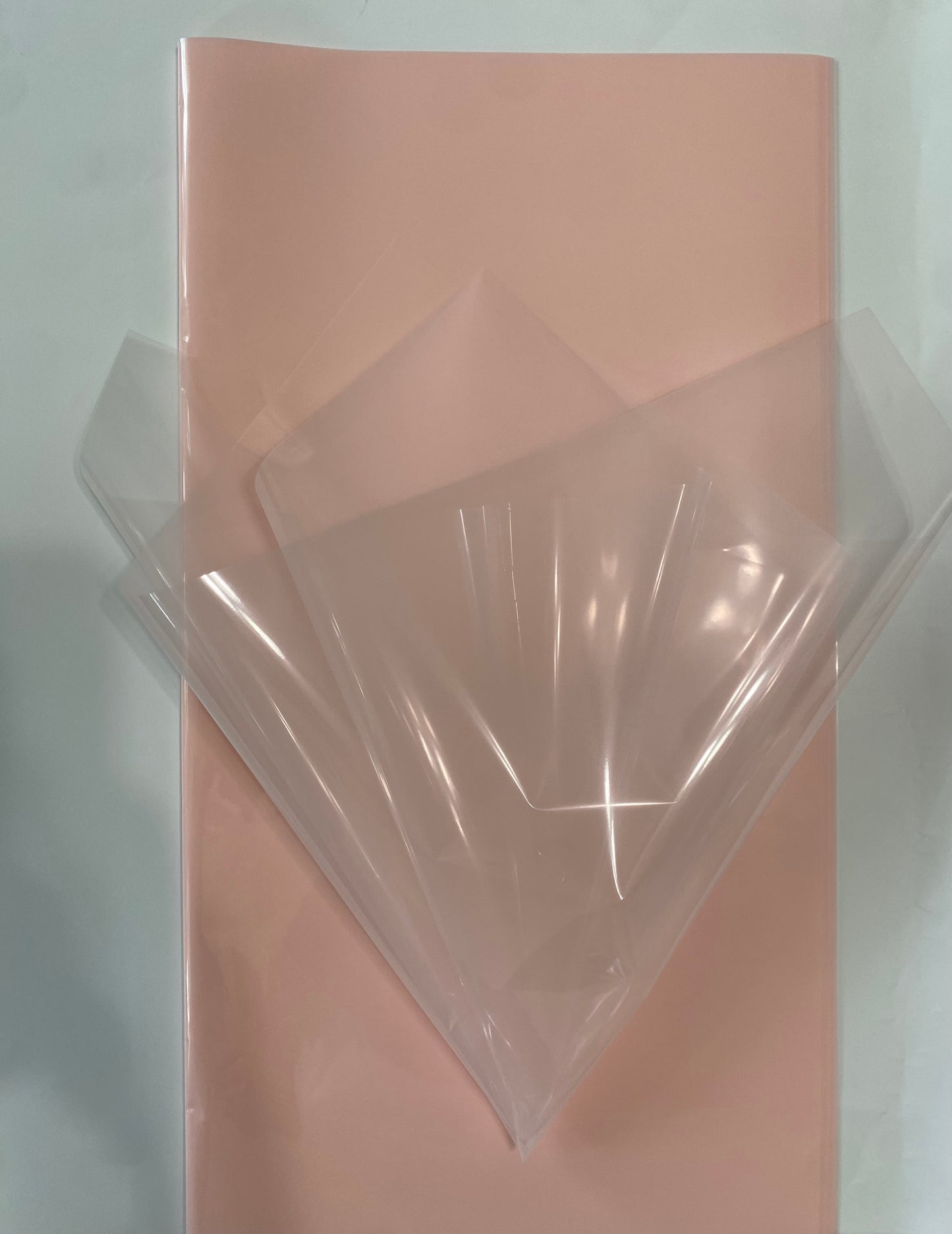 Light Pink Cellophane Wrapping