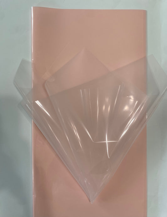 Light Pink Cellophane Wrapping