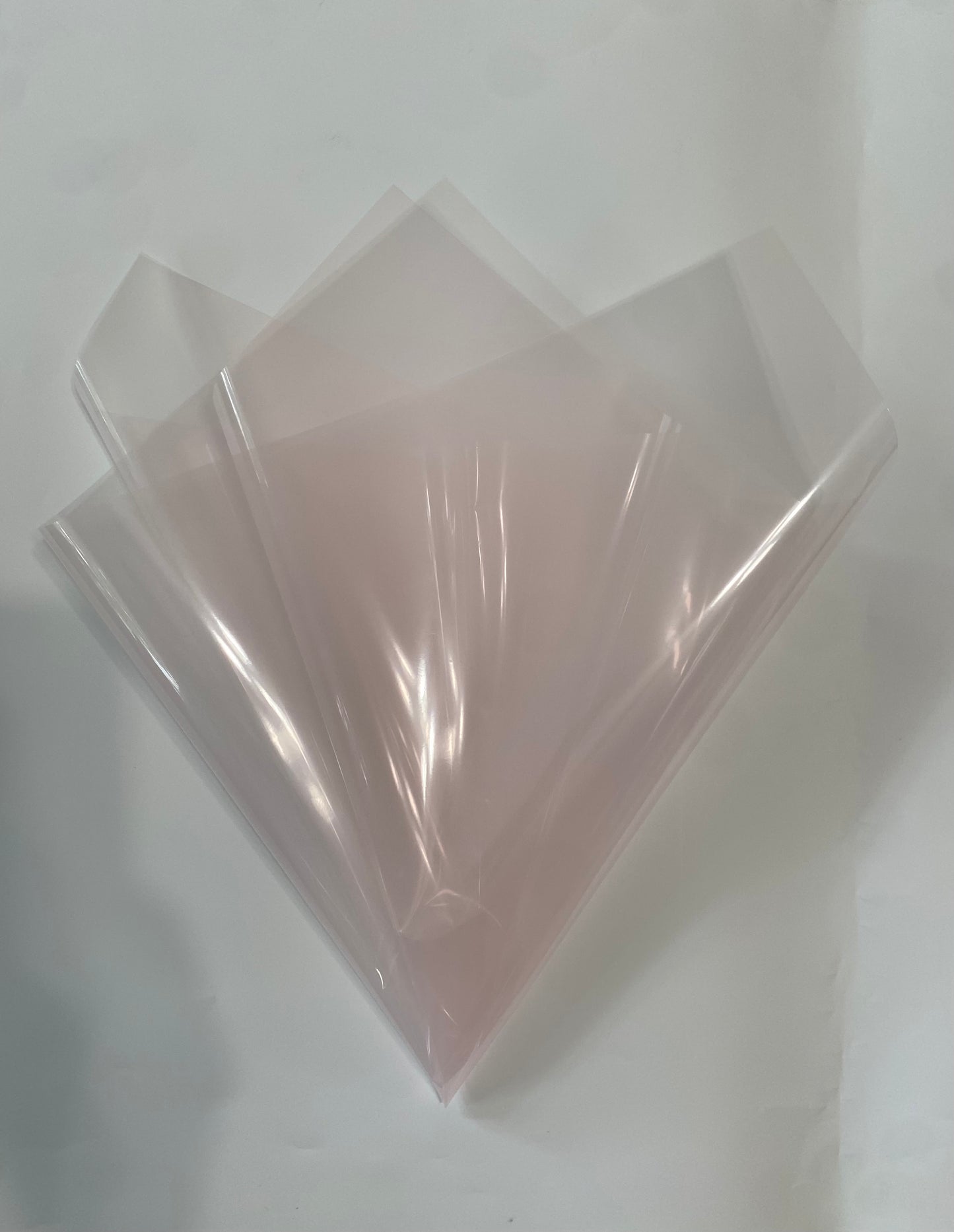 Light Pink Cellophane Wrapping