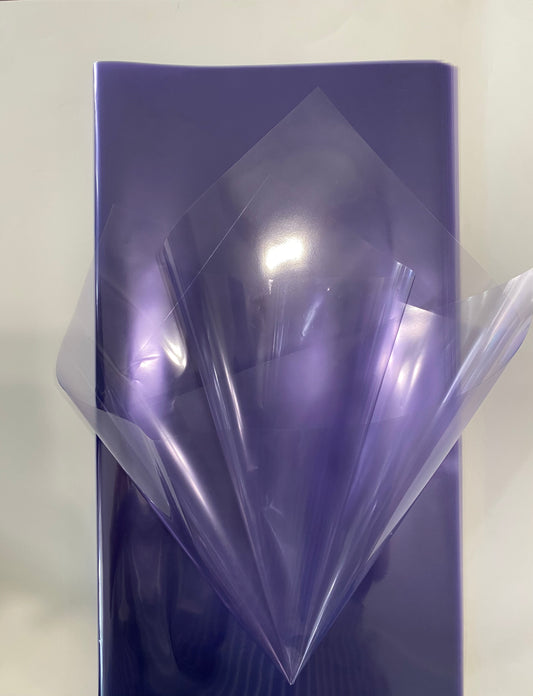 Lavender Cellophane Wrapping