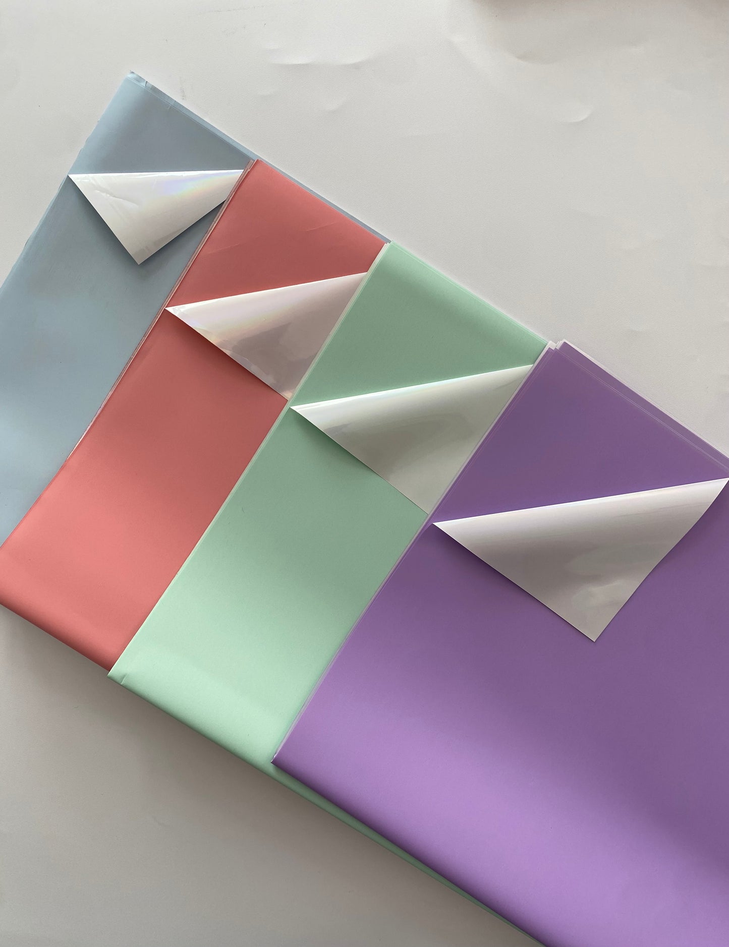 Purple Holographic Wrapping Paper