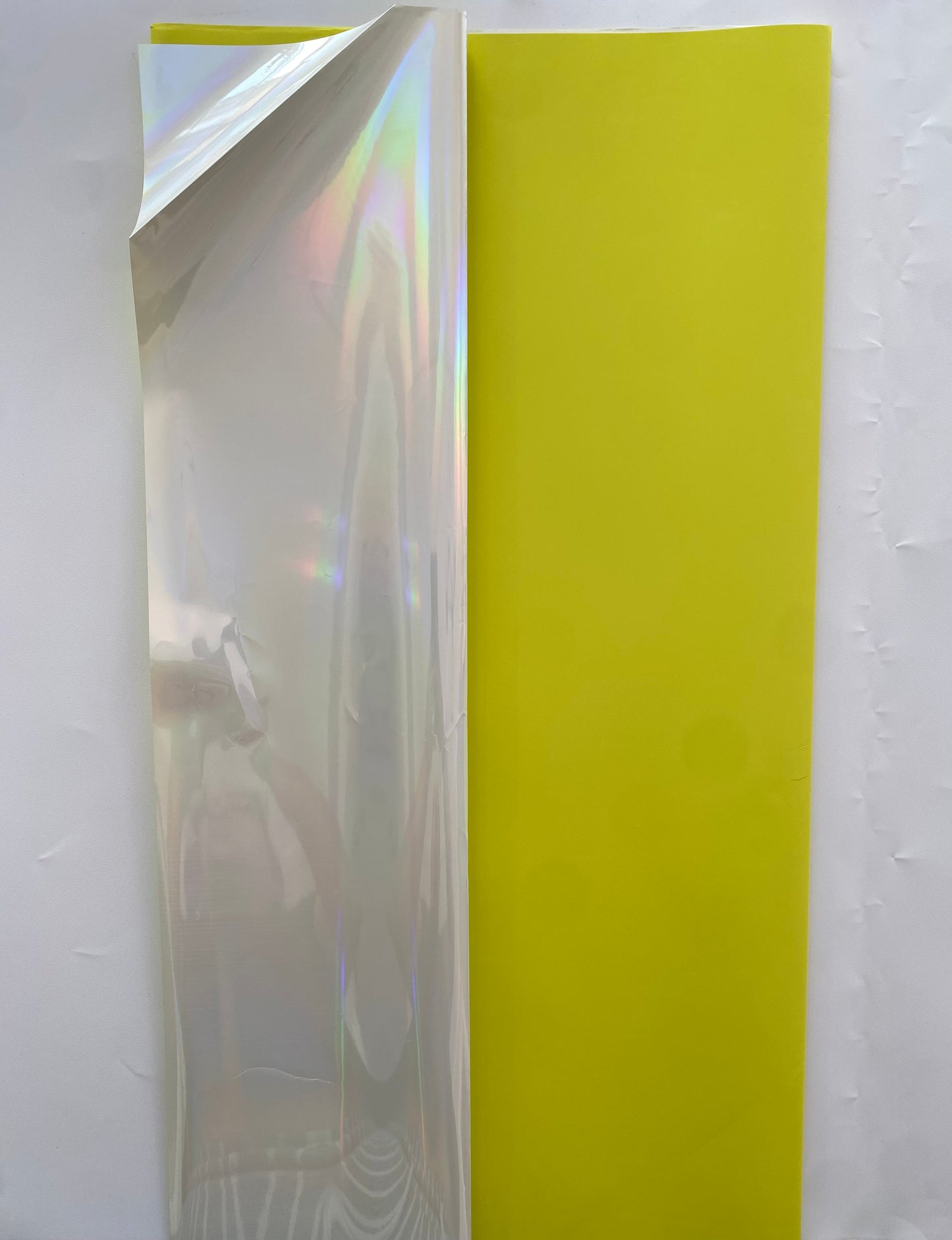 Neon Green Holographic Wrapping Paper #07
