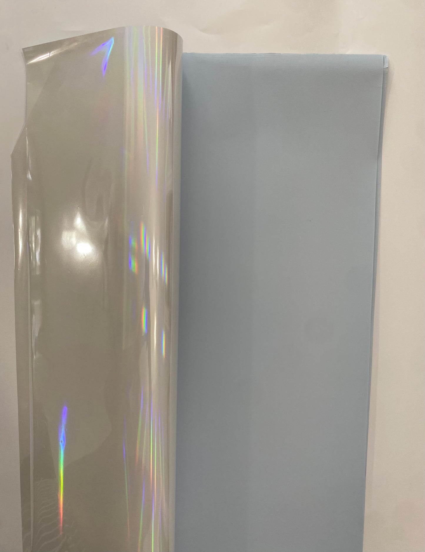 Blue Holographic Wrapping Paper