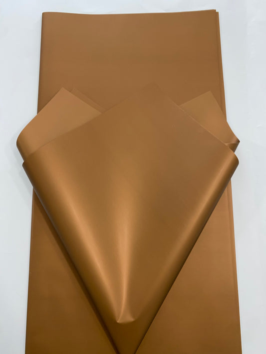 Solid Brown Korean Wrapping Paper