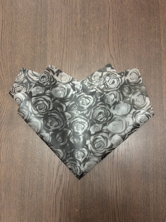Black Rose Print Wrapping Paper