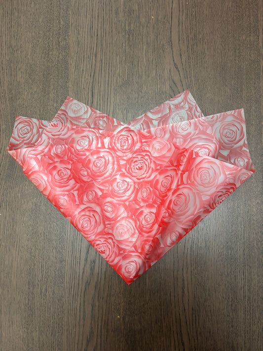 Red Rose Print Wrapping Paper