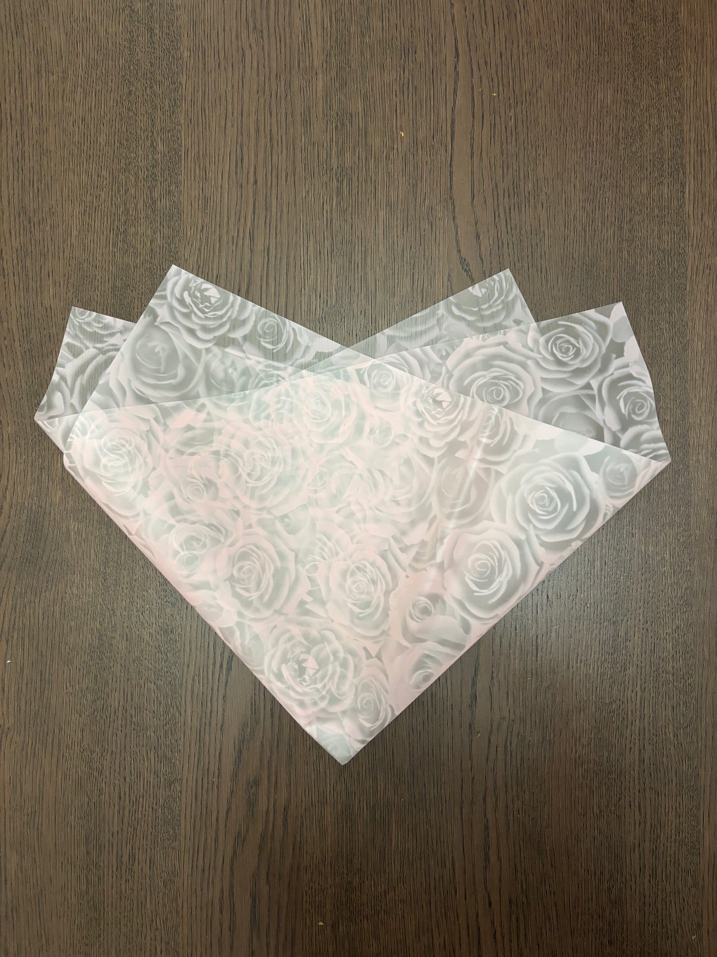 Pink Rose Print Wrapping Paper