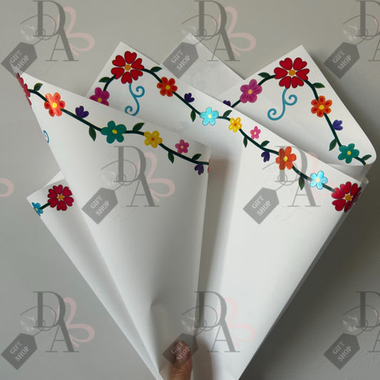 White Cielito Lindo Wrapping Paper