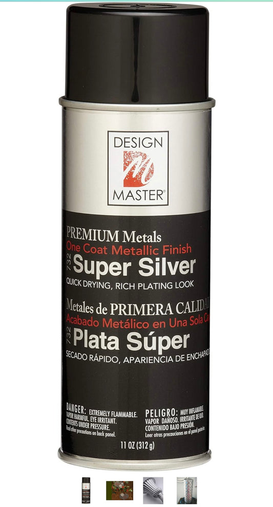 Design Master 732 Super Silver Metallic Spray