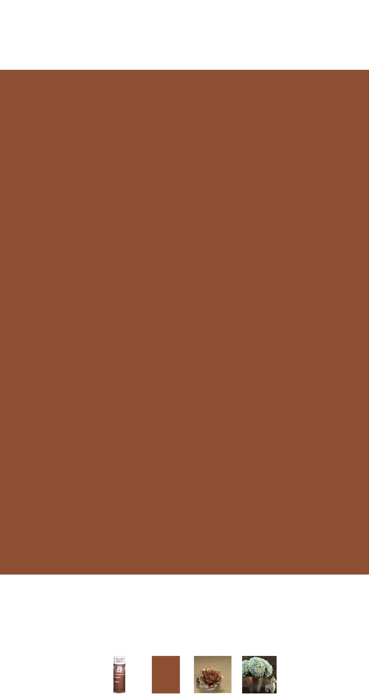 Design Master 733 Copper Spray Paint