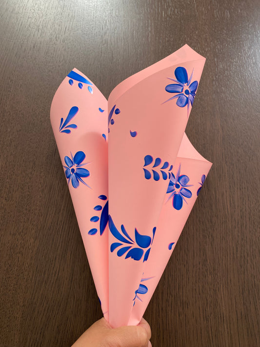 D Pink Talavera Wrapping Paper