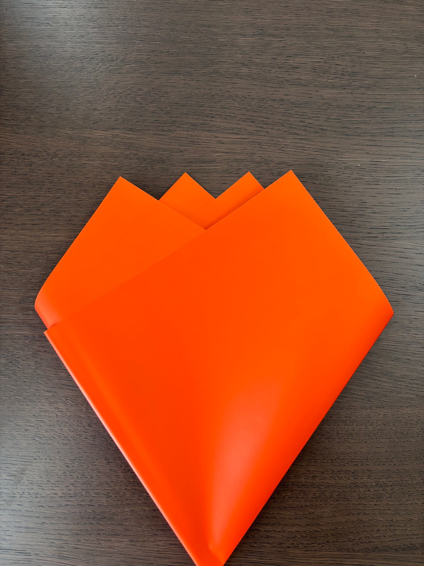 Solid Autumn Orange Wrapping Paper