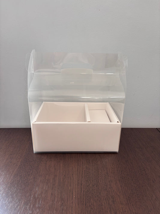 5 PC White Flower and Cake Box