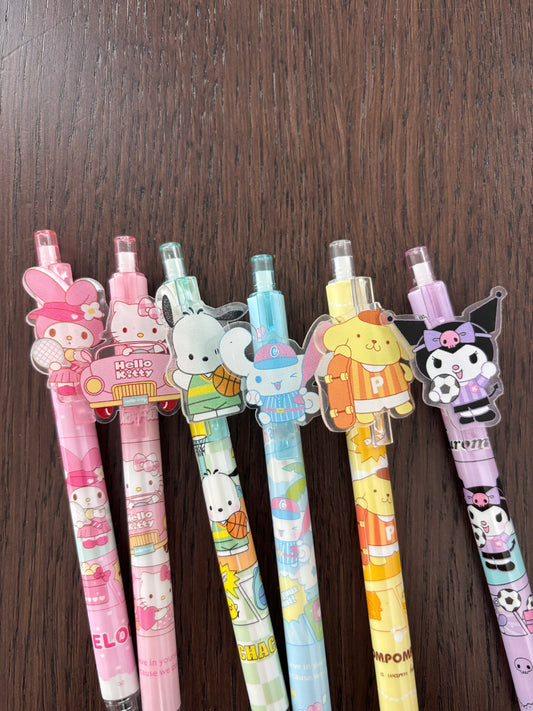 SNRO 6 Pk Character Pens