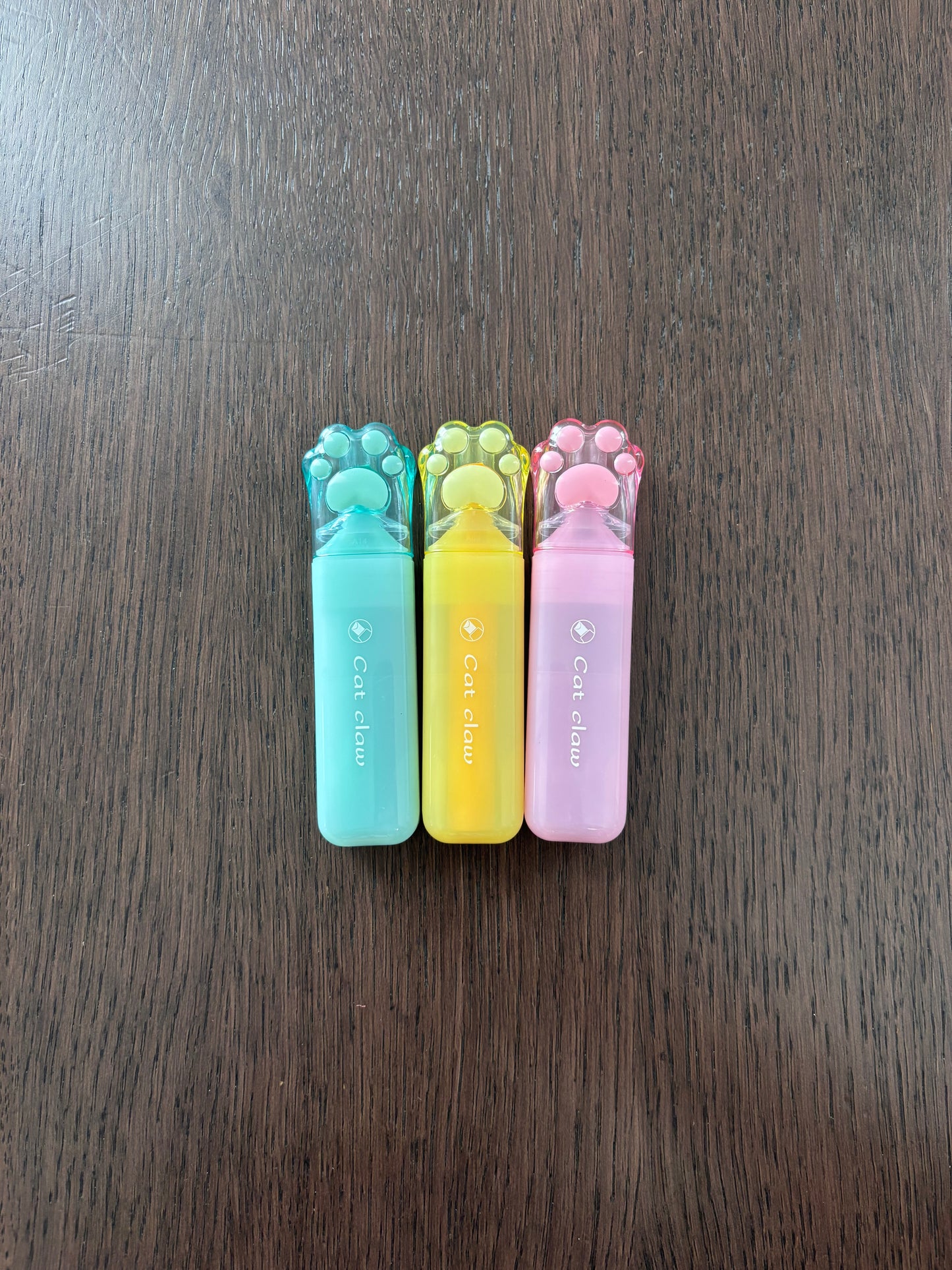 3 Pk Cat Paw Highlighters