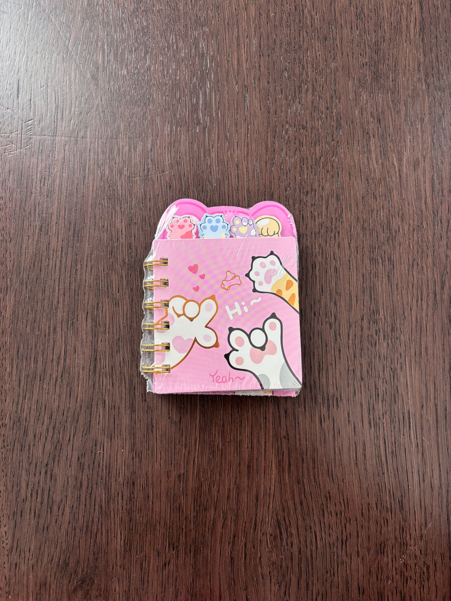 Pink MIni Notębook & Highlighter Set