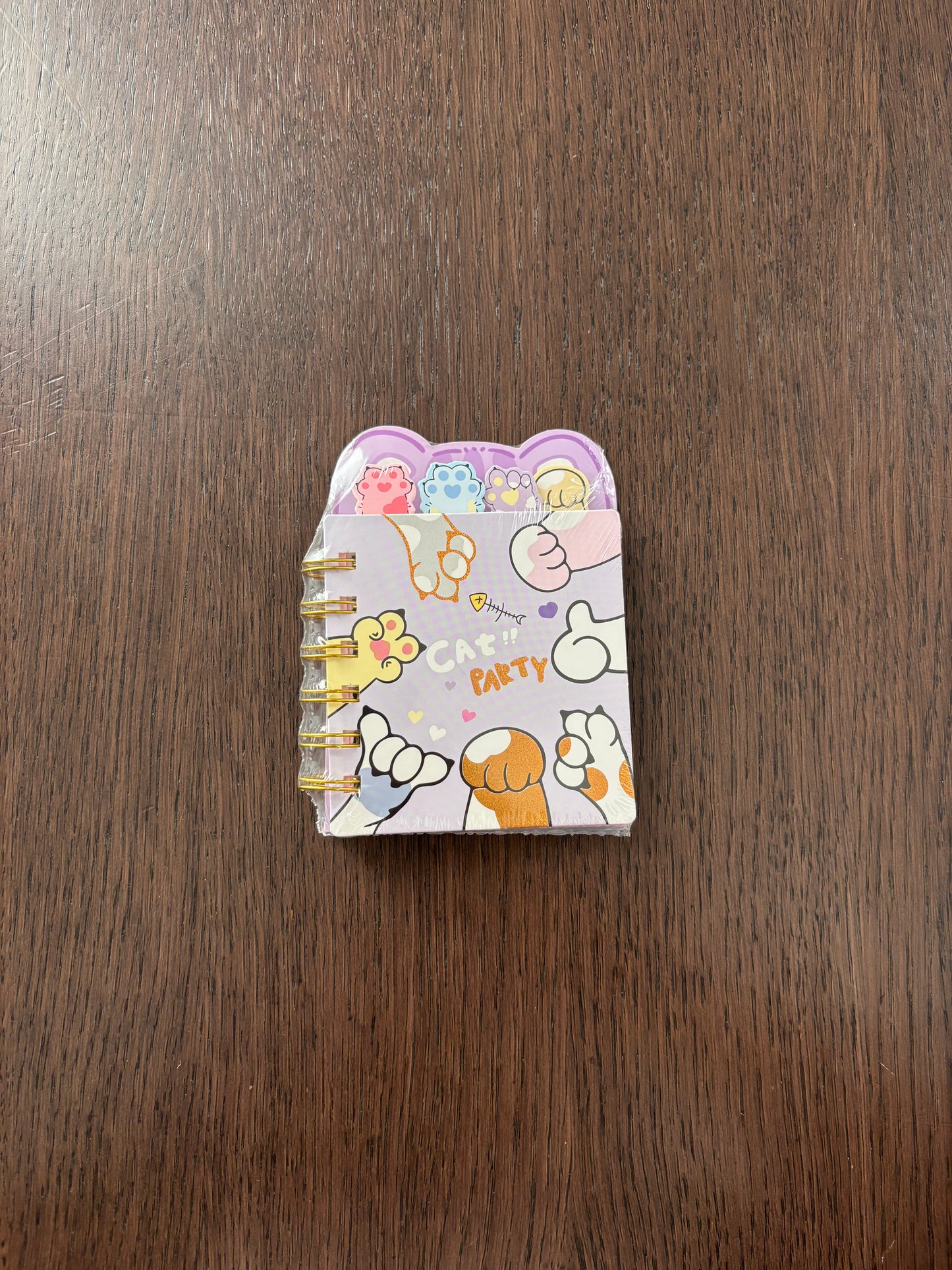 Purple MIni Notębook & Highlighter Set