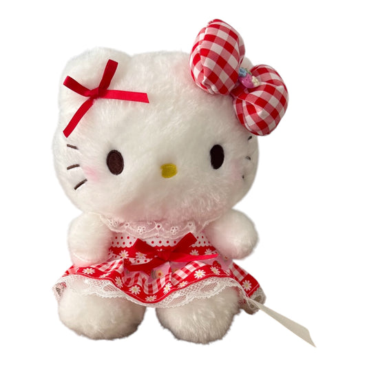 23cm Gingham red Dress Plushie