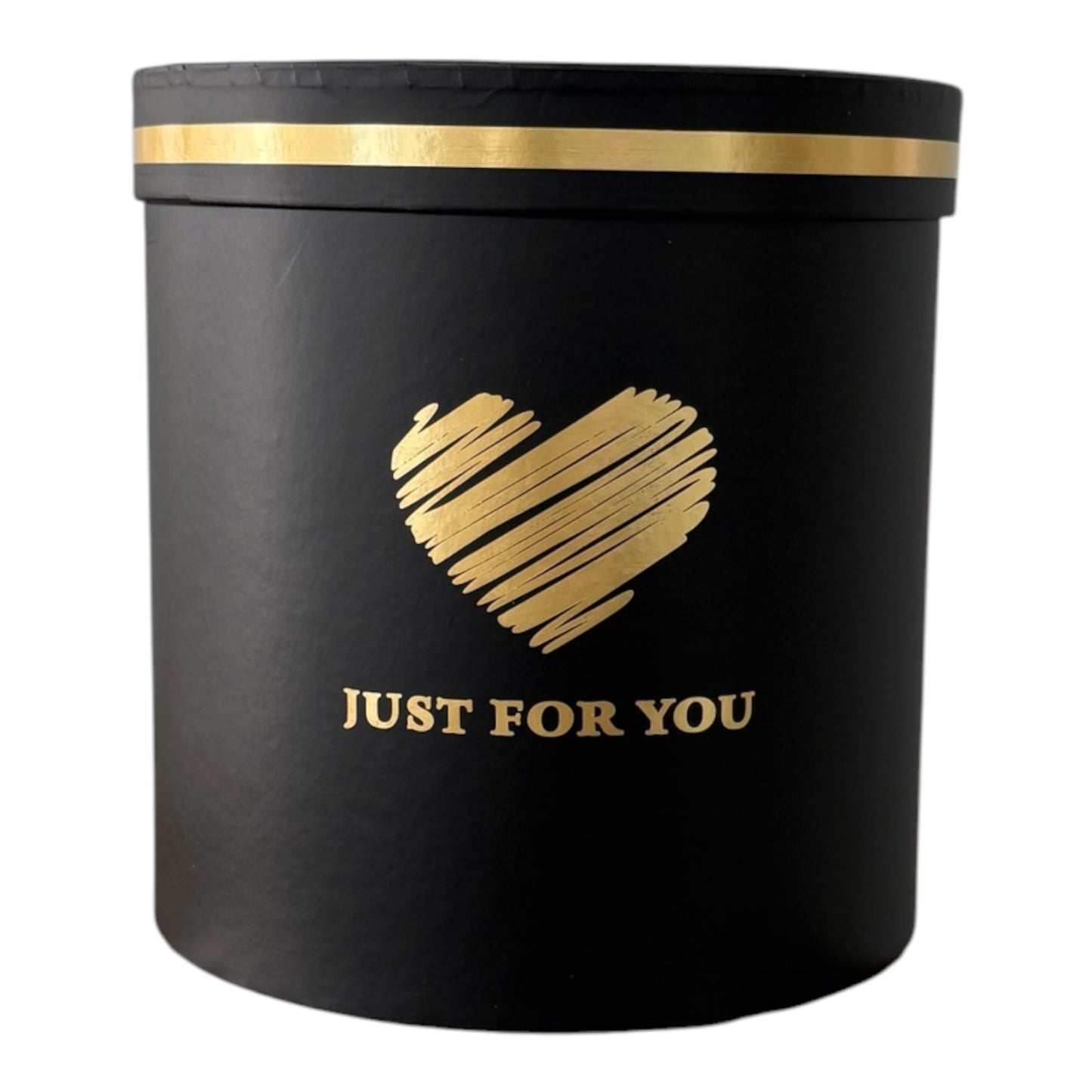 3pc Set Black -Just For You- Flower Box