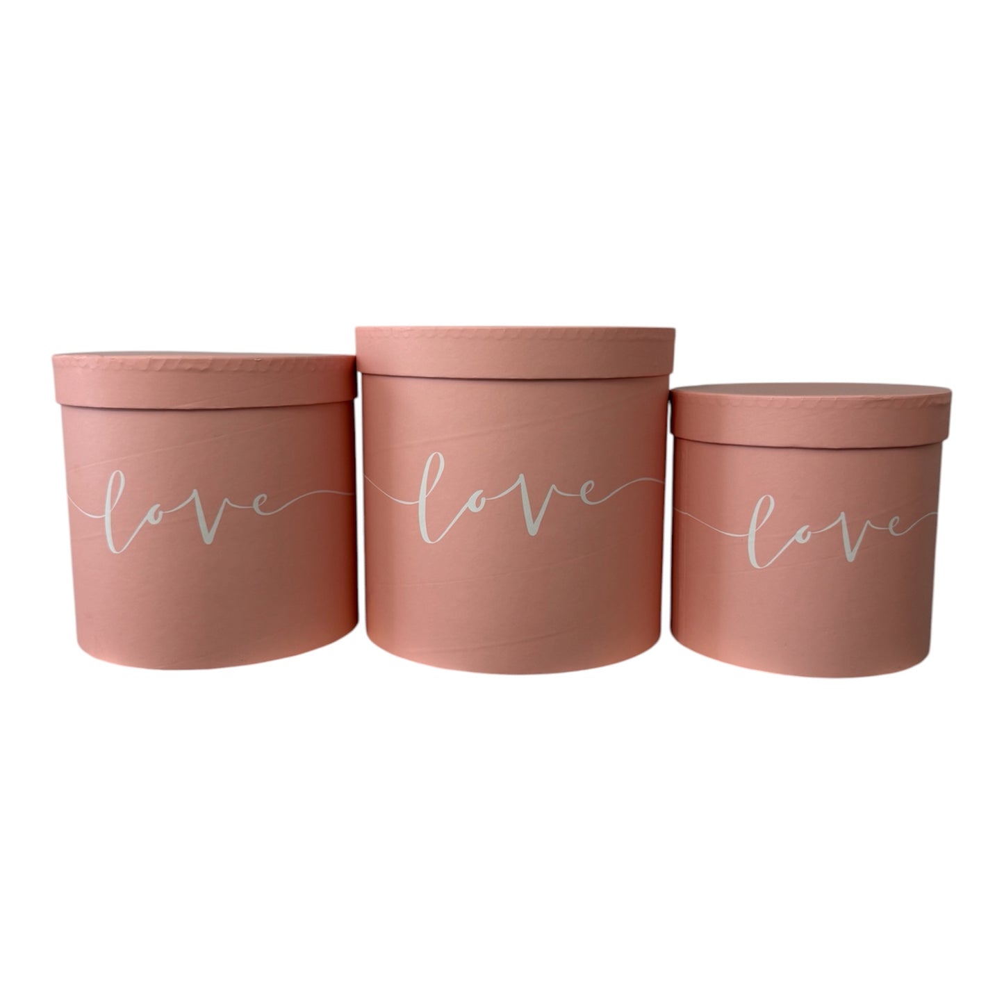 3pc set Pink ----Love--- Flower Box