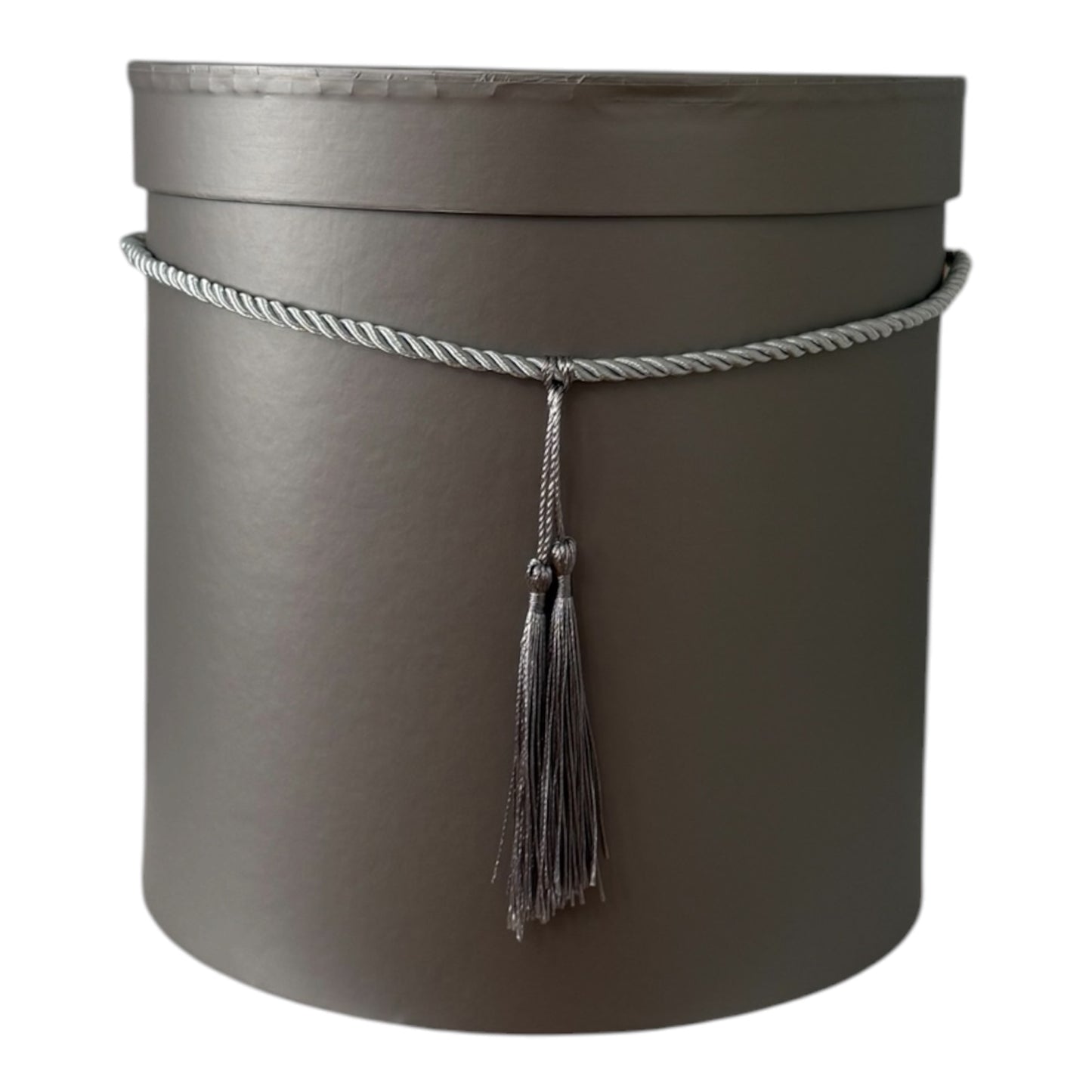 3pc Set Grey  Tassel Flower Box